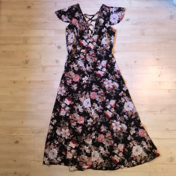 Zaful Maxi Wrap Dress - Picture 1 of 5